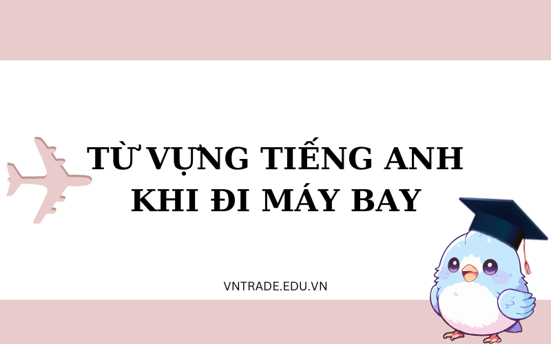 từ vựng tiếng anh khi đi máy bay