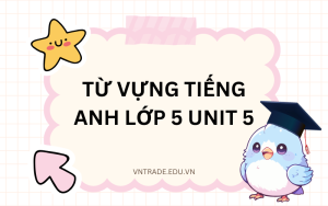 Từ vựng tiếng Anh lớp 5 Unit 5