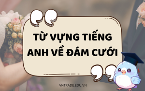 Từ vựng tiếng Anh về đám cưới