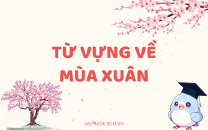 Từ vựng về mùa Xuân