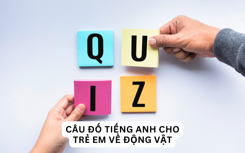 Câu đố vui bằng tiếng Anh cho trẻ em về động vật