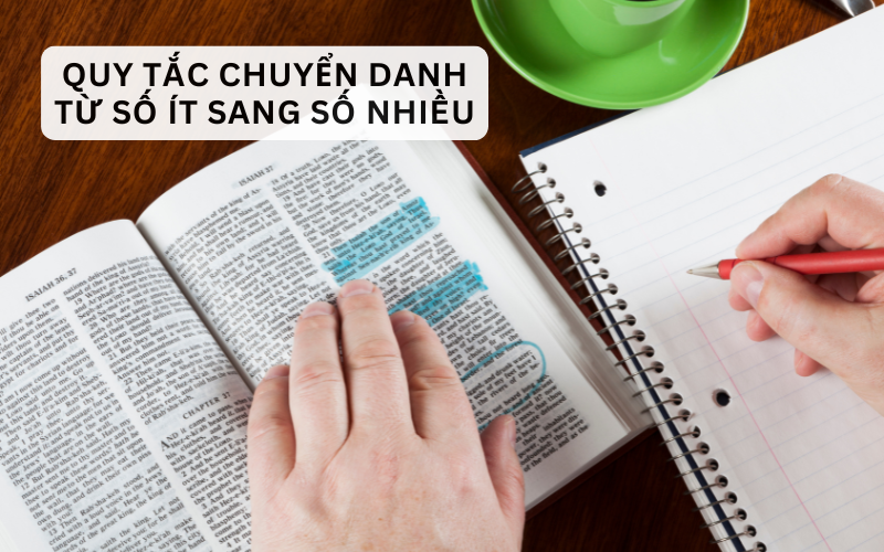 Quy tắc chuyển danh từ số ít sang số nhiều