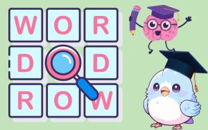 trò chơi tìm từ tiếng Anh trong ô chữ thú vị