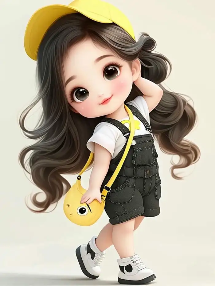 ảnh chibi cute nữ 3d