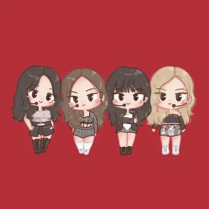 hình ảnh chibi nữ cute blackpink