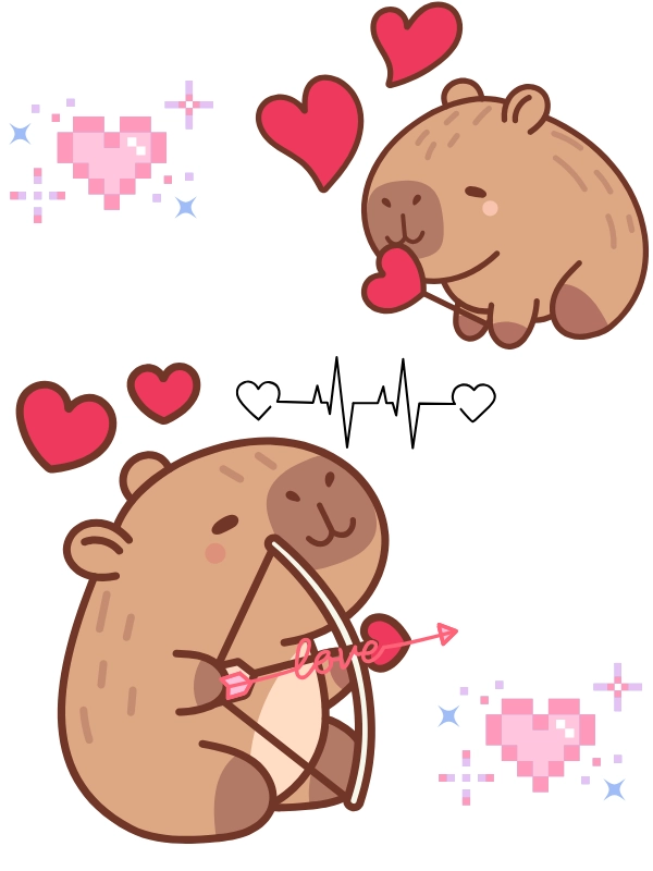 tải ảnh capybara chibi