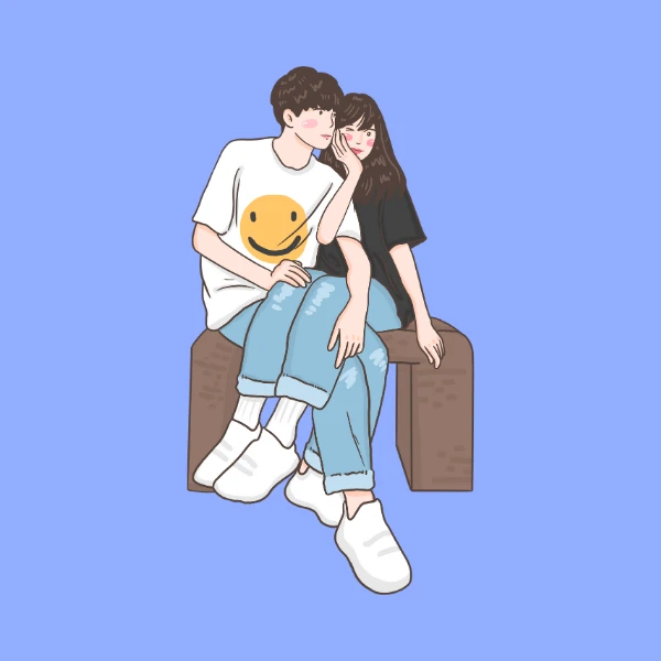 ảnh chibi couple đẹp