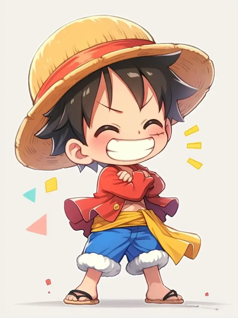 tải ảnh luffy cười tươi cute