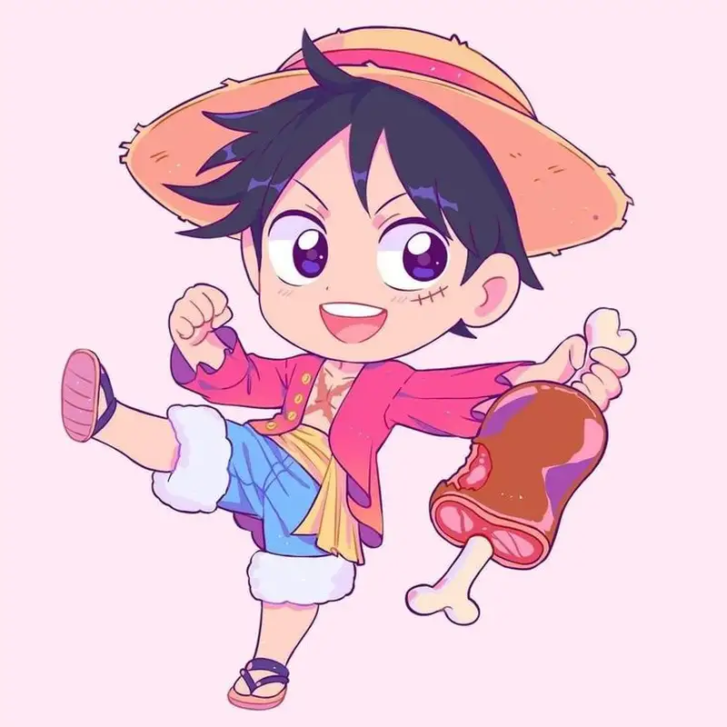 ảnh luffy cute chibi