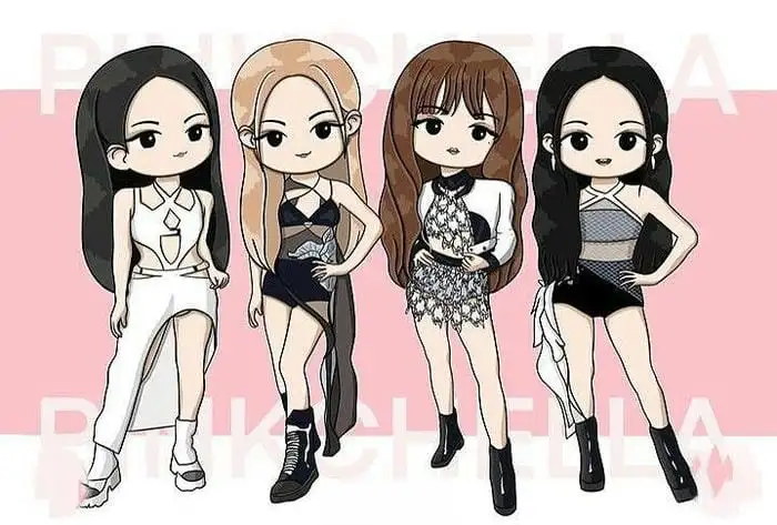 chibi nhóm blackpink cute