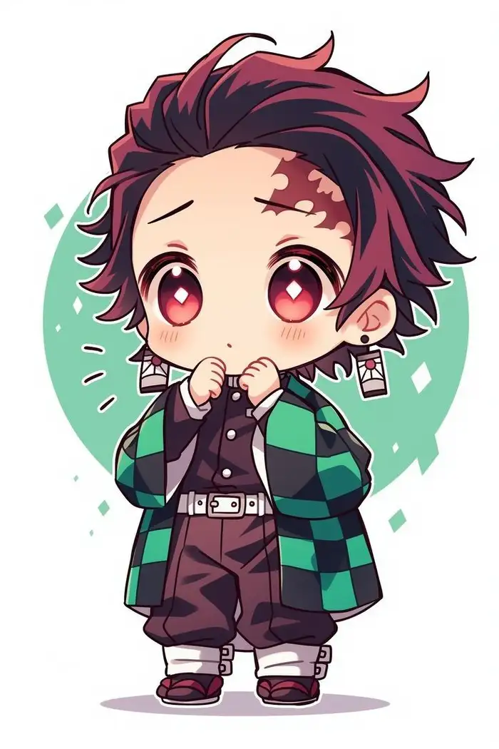 ảnh tanjiro chibi