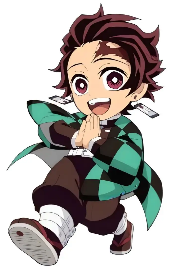 ảnh anime tanjiro chibi