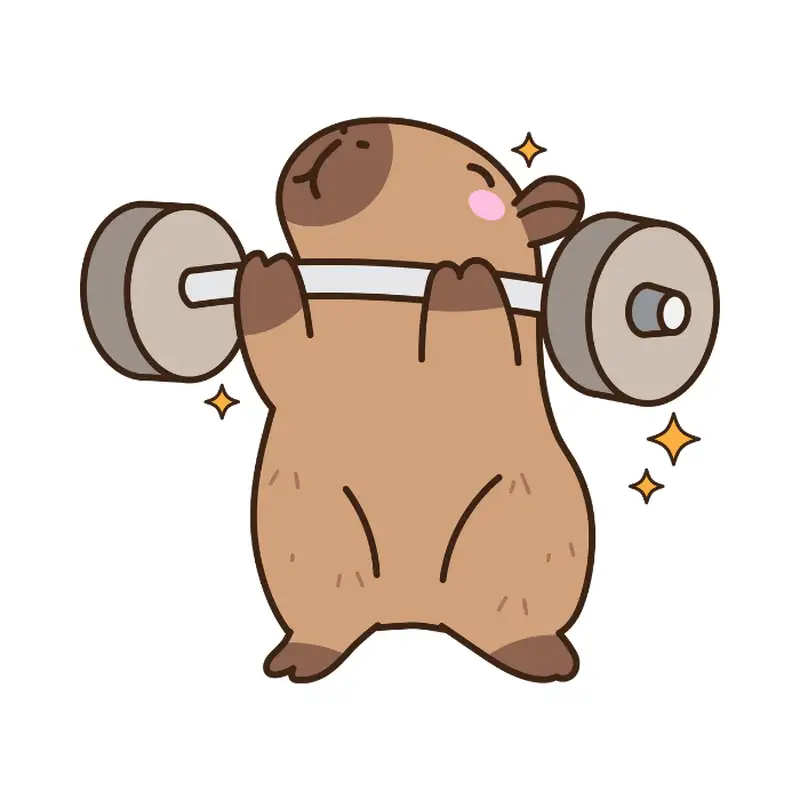 capybara chibi ngầu