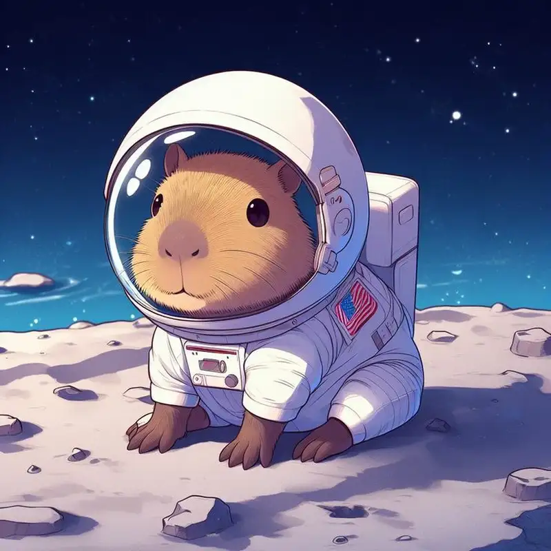 capybara chibi cute