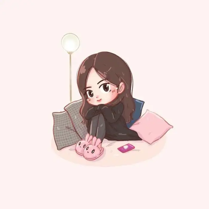 ảnh rose blackpink cute chibi xinh