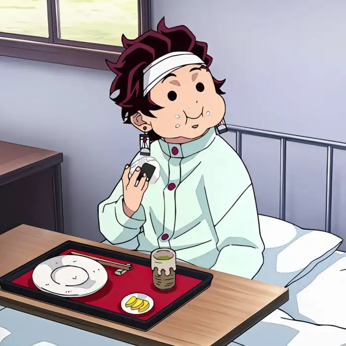 ảnh anime tanjiro chibi chất