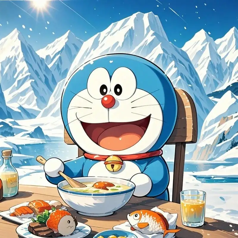 doraemon cute chibi dễ thương nhất