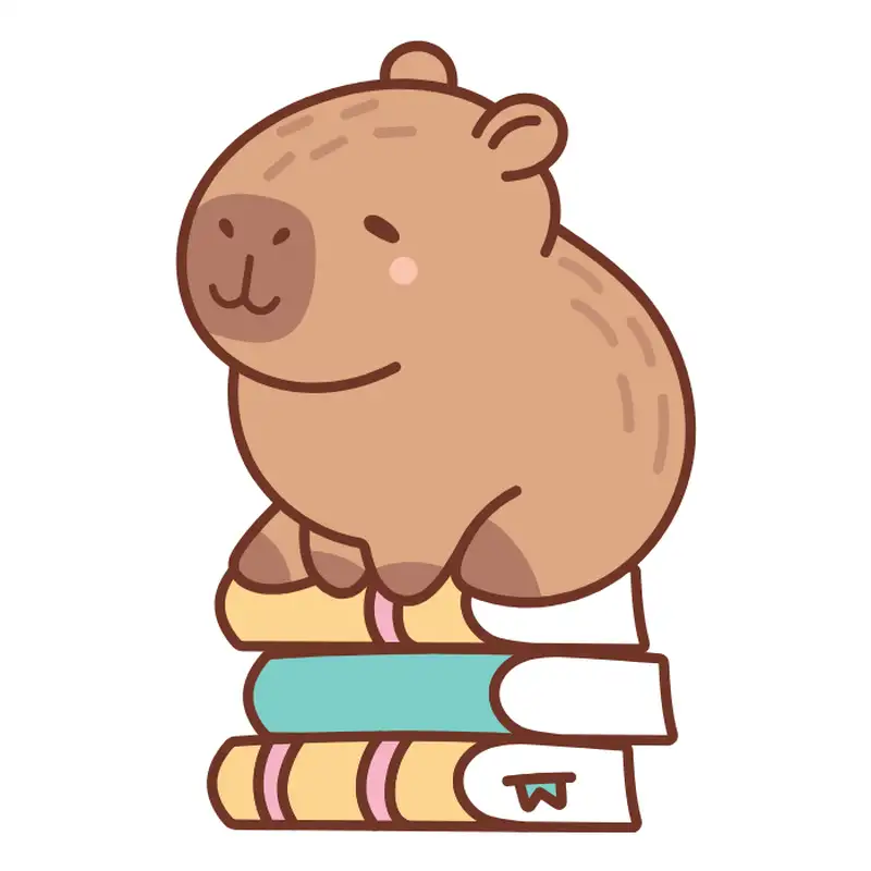 tải hình ảnh capybara cute chibi