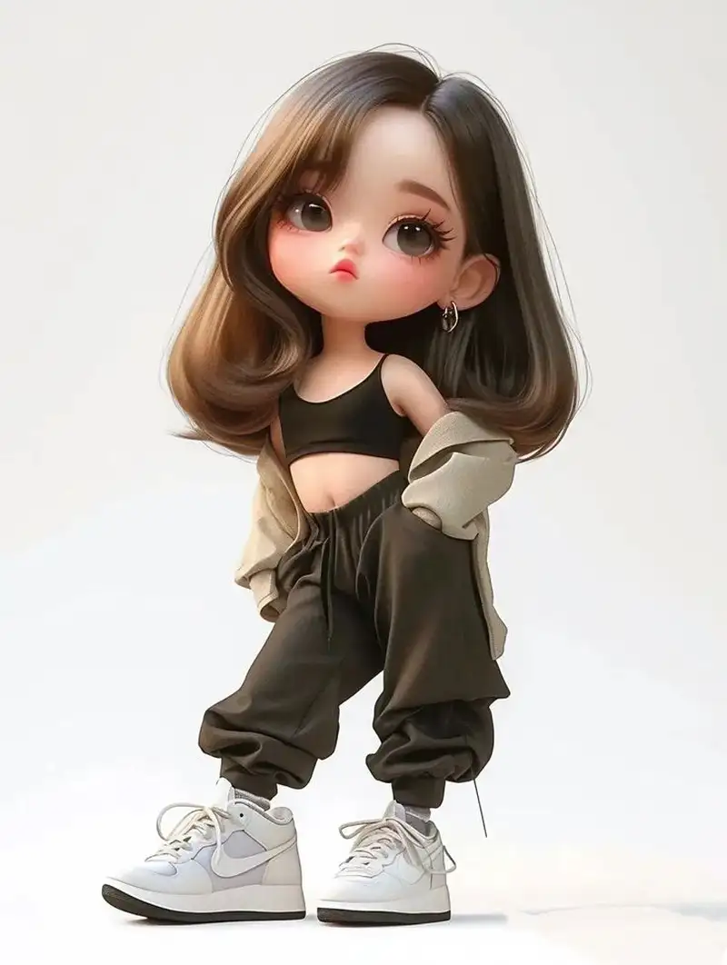 Hình ảnh Chibi nữ ngầu phong cách