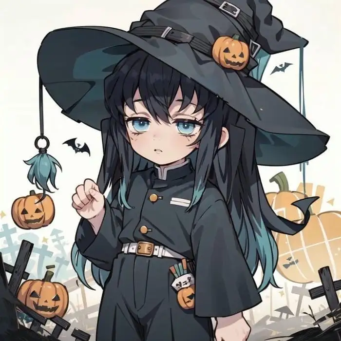 muichirou cute chibi halloween