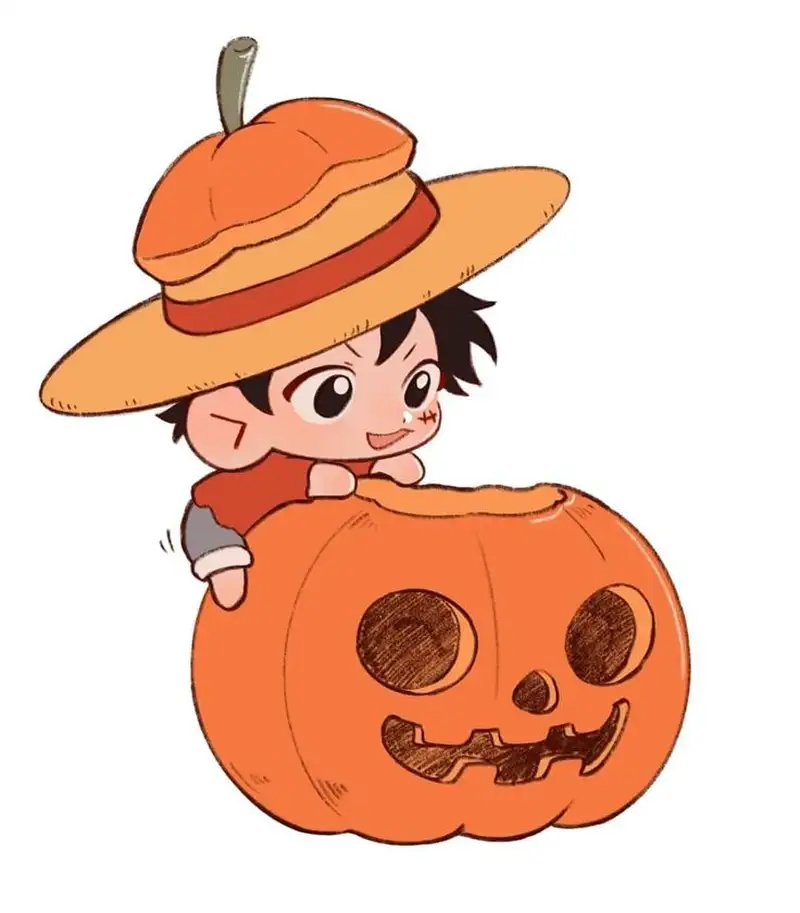 ảnh luffy chibi cute làm hình nền