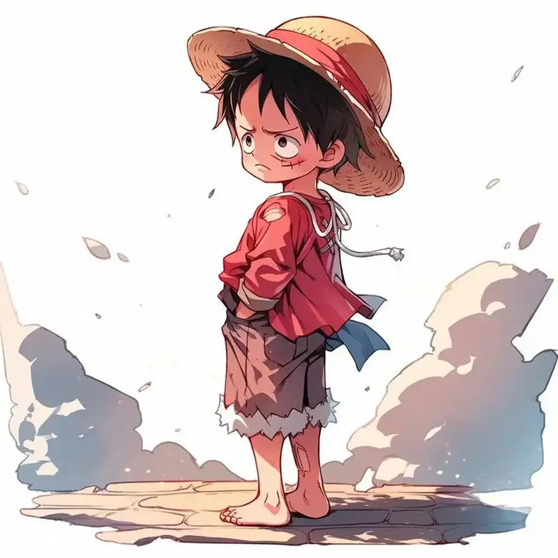 luffy chibi ngầu đét