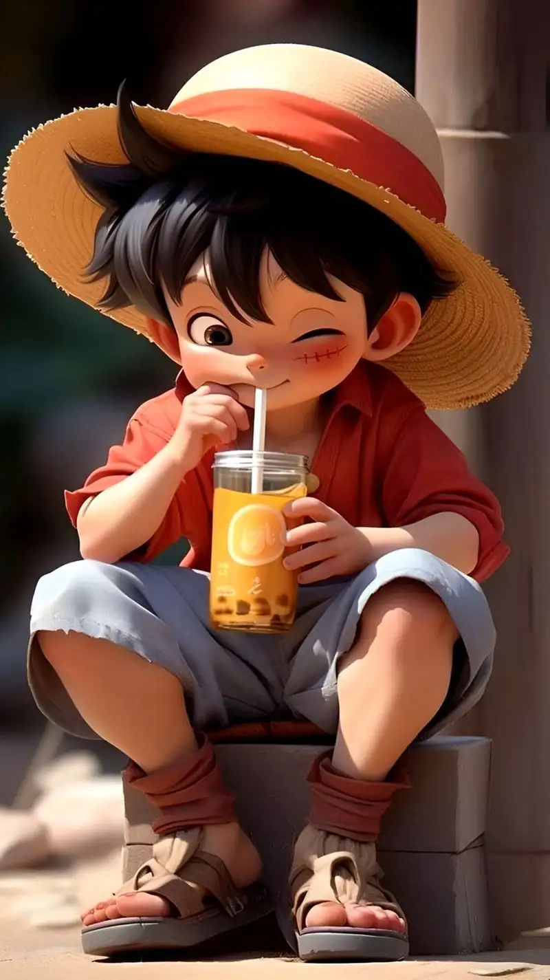 luffy cute chibi dễ thương