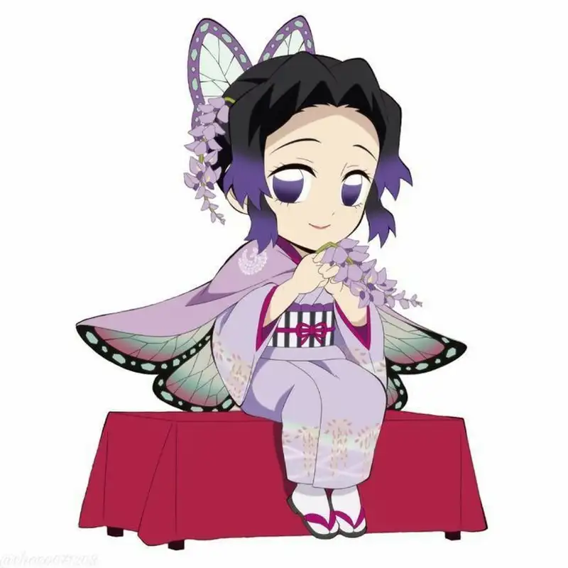 hình shinobu chibi nữ tính