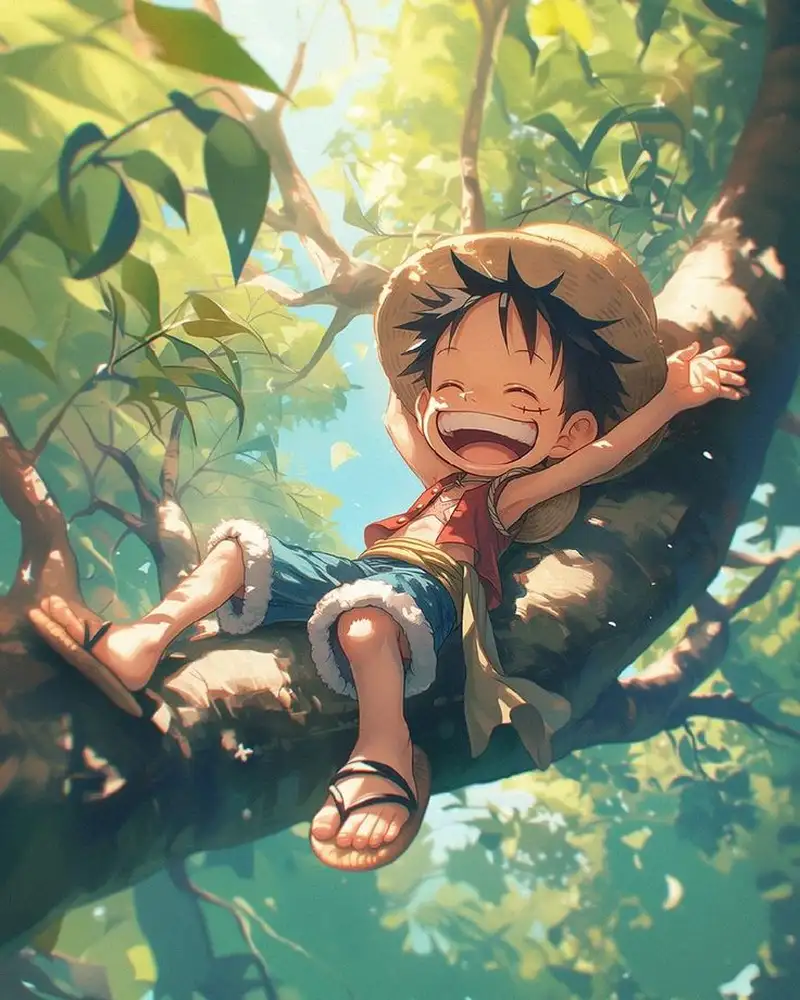 ảnh luffy chibi cute vô tri