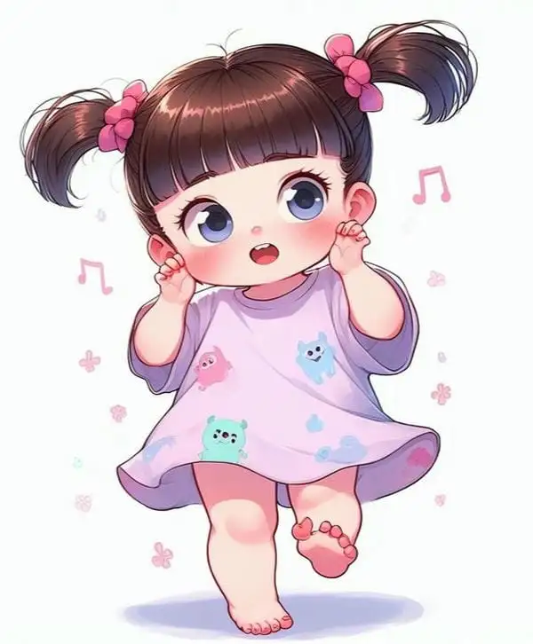 avatar chibi bé gái