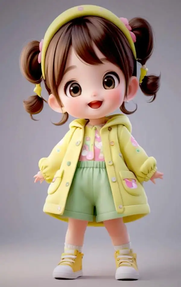 hình chibi bé gái dễ thương