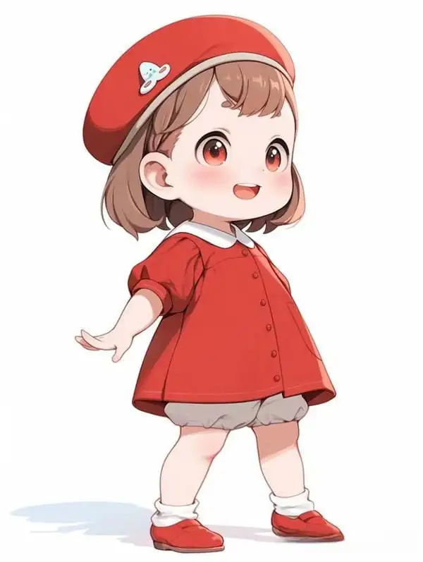 hình chibi sinh nhật bé gái 