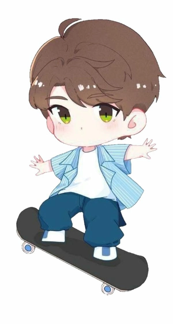 tải hình nền bé trai chibi cute