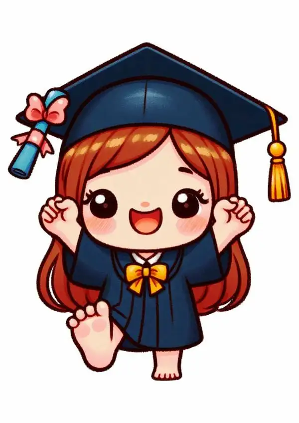 hoạt hình chibi tốt nghiệp