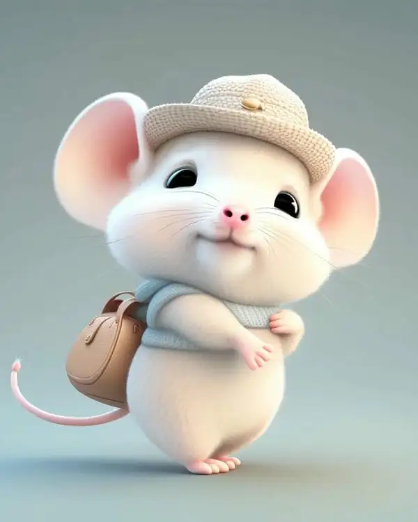 avatar chuột hamster chibi cute