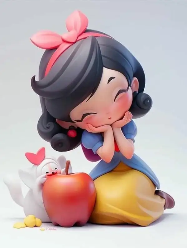 công chúa disney chibi bạch tuyết