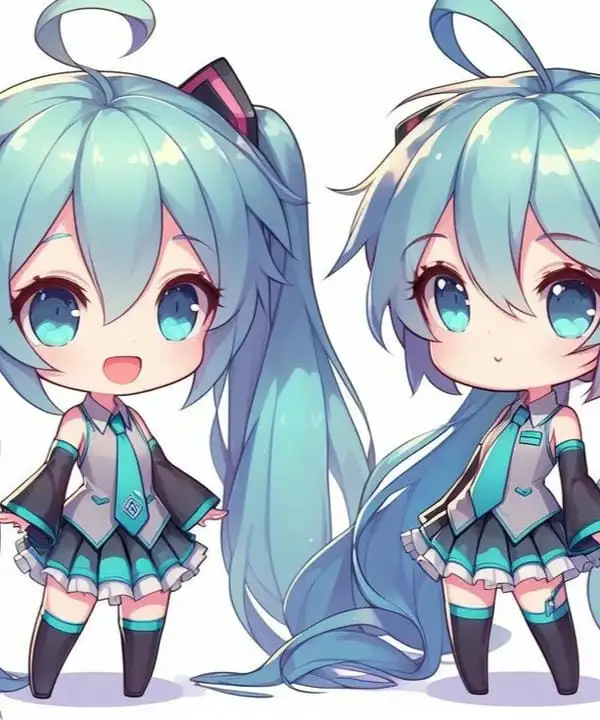 ảnh 2 miku chibi