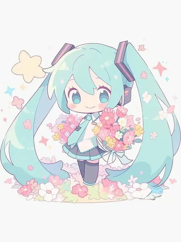 miku chibi du xuân cute 