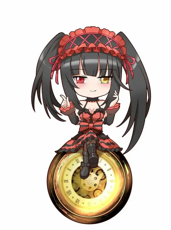 ảnh anime kurumi chibi xinh đẹp