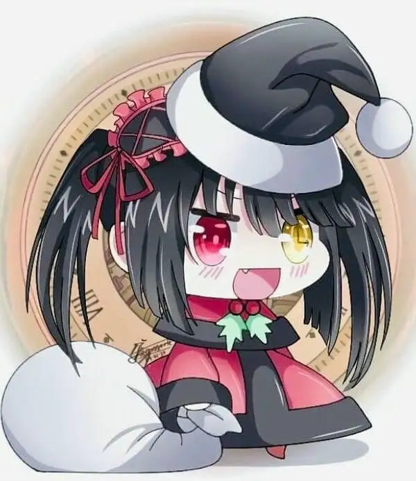 ảnh kurumi chibi mặc đồ đông