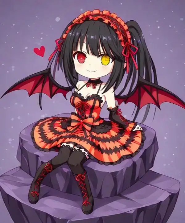 ảnh kurumi xinh đẹp chibi 