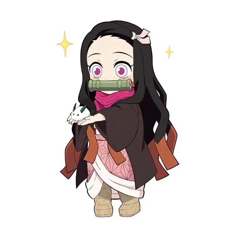 ảnh nezuko ngjichj chuột chibi