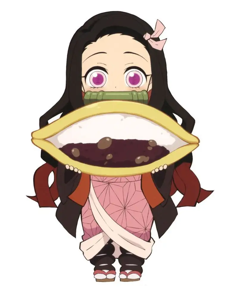 ảnh nezuko de thương chibi