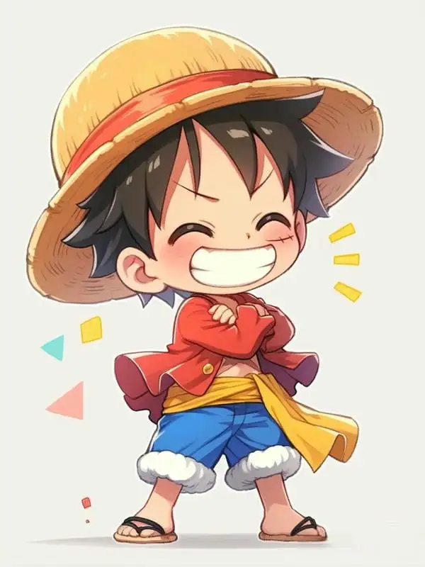 ảnh one piece chibi luffy