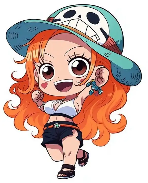 chibi ảnh one piece nami 