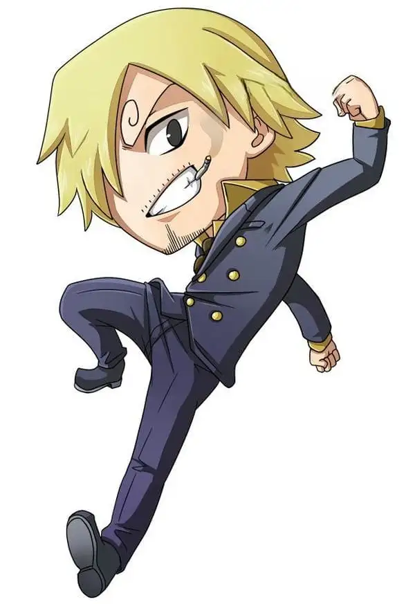 hình ảnh one piece sanji chibi