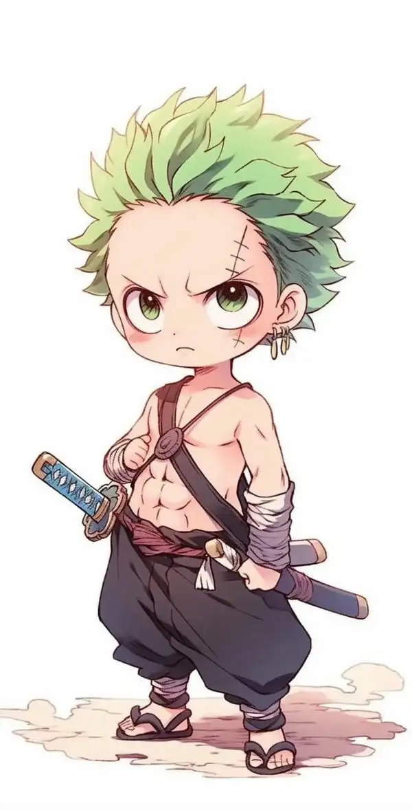 chibi ảnh one piece zoro