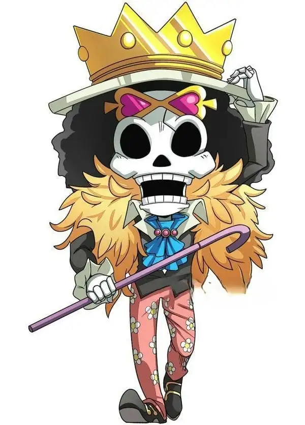 hình ảnh one piece brook chibi