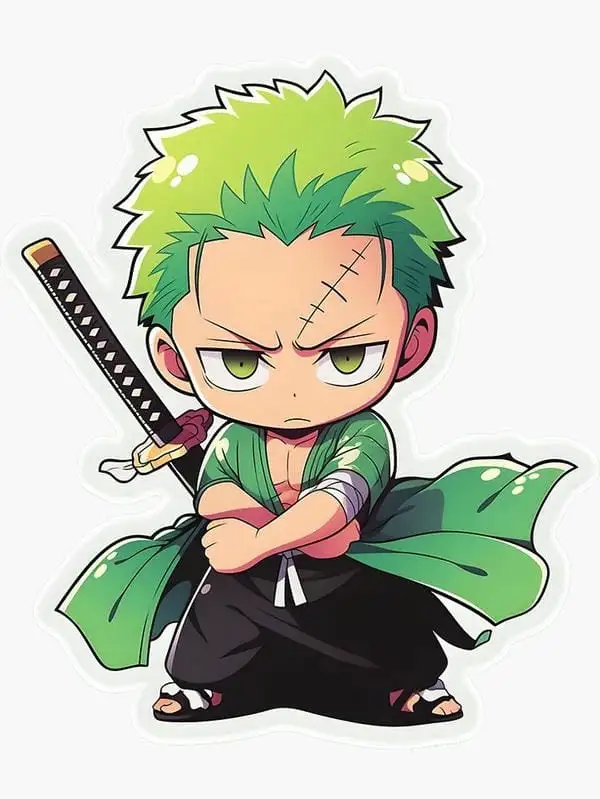 ảnh anime chibi one piece zoro