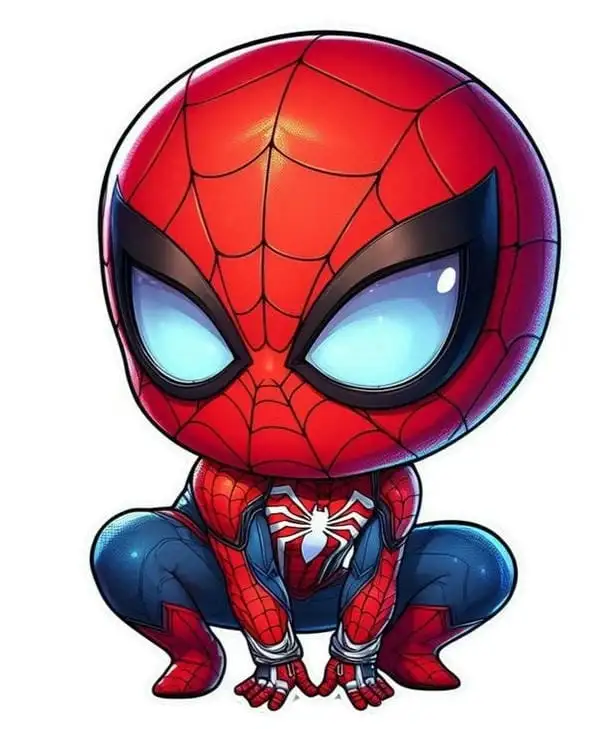 spiderman chibi cute